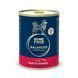 Complete wet food HOME FOOD for adult dogs pate with beef and chicken, 360 g