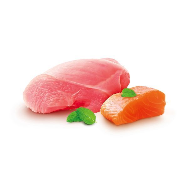 Сухий корм HOME FOOD здорова шкіра та блиск шерсті для дорослих котів Індичка та лосось Healthy skin and shiny coat, 10 кг 3128100 фото