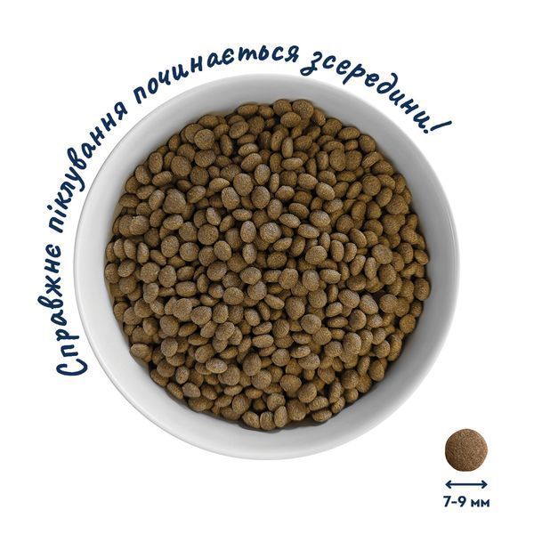 Сухий корм HOME FOOD здорова шкіра та блиск шерсті для дорослих собак малих порід Індичка та лосось Healthy skin and shiny coat, 1.6 кг 1117016 фото