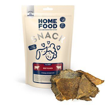 Snack for dogs HOME FOOD Beef rumen, 80 g