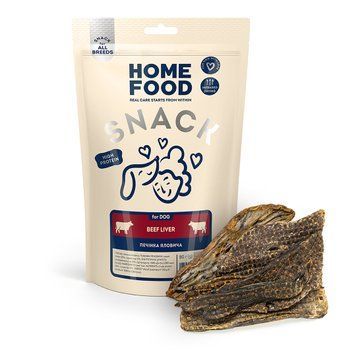 Snack for dogs HOME FOOD Beef liver, 80 g