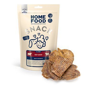 Snack for dogs HOME FOOD Beef udder, 80 g