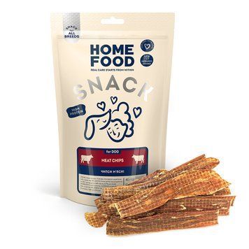 Snack for dogs HOME FOOD Meat chips, 40 g