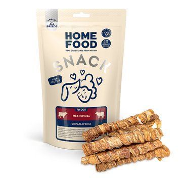 Snack for dogs HOME FOOD Meat spiral, 40 g