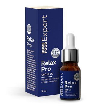 Dietary supplement CBD oil 2% Relax Pro HOME FOOD Expert, 10 ml